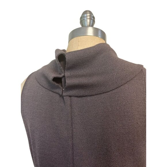 St John Collection Santana Knit Cowl Neck Dress Size 10 - Picture 5 of 6